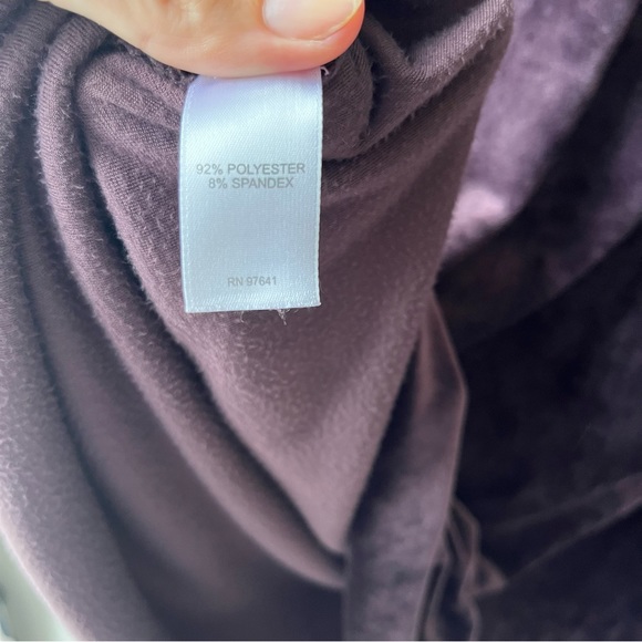 Pure Jill Crushed Velour Cowl Neck Tunic, Size: 2X - Picture 6 of 7